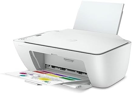 HP Deskjet 2720 All-in-One Printer, Wireless, Print, Copy, Scan - White [3XV18B]