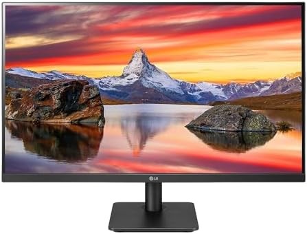 LG 27MP400-B 27” Full HD (1920 x 1080) IPS Display with 3-Side Virtually Borderless Design, AMD FreeSync and OnScreen Control – Black