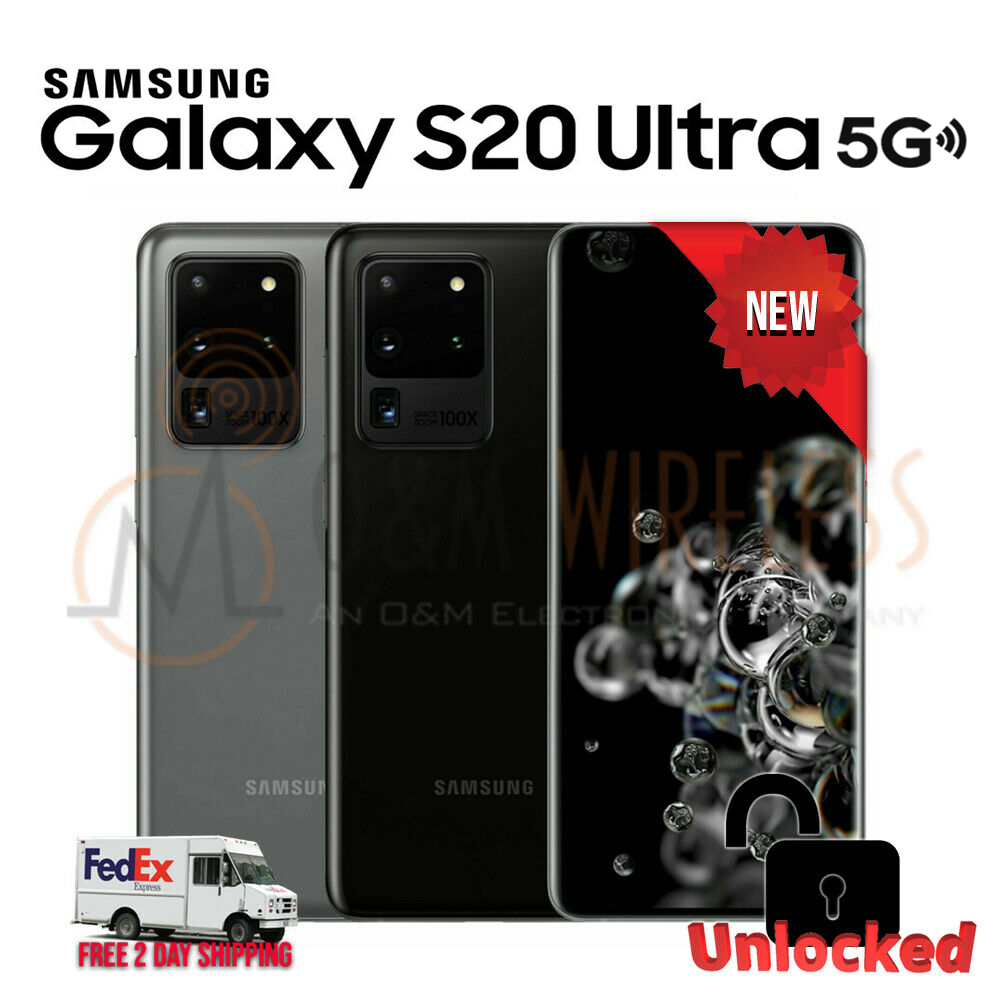 Samsung Galaxy S20 Ultra 5G G988U Unlocked 128GB